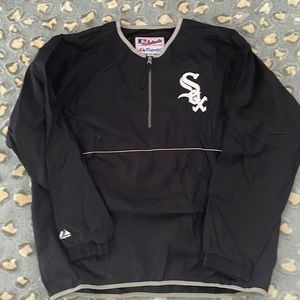 Authentic MLB player Majestic Chicago white Sox jacket size XXL